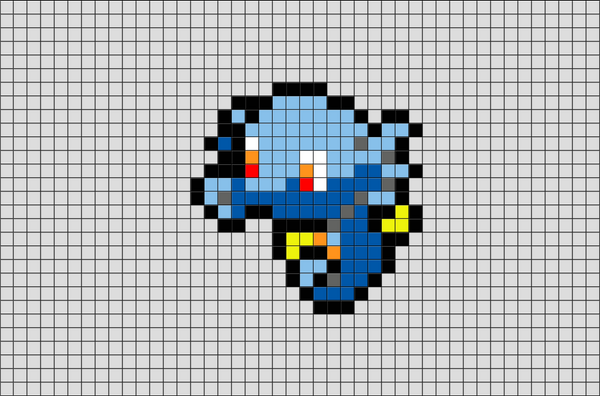 Seahorse Pixel Art