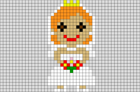 Bride Pixel Art