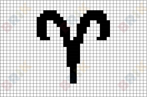 Aries Pixel Art