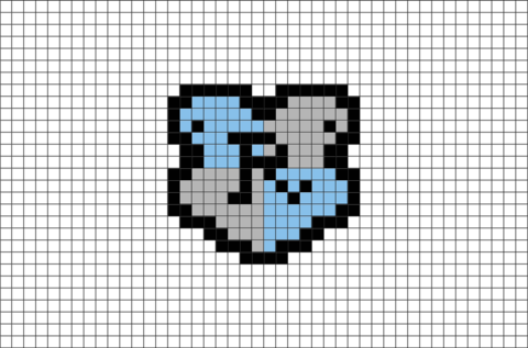 Hogwarts Ravenclaw House Crest Pixel Art
