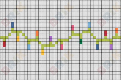 Christmas Lights Pixel Art