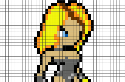 Black Canary Pixel Art