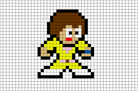 April Ninja Turtles Pixel Art