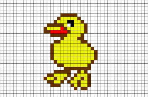 Duckbill Pixel Art