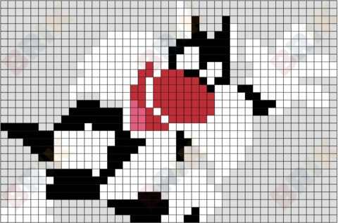 Sylvester Junior Pixel Art
