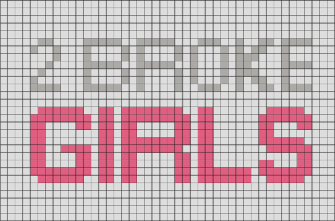 2 Broke Girls Pixel Art