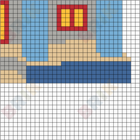 School 4 Pixel Art