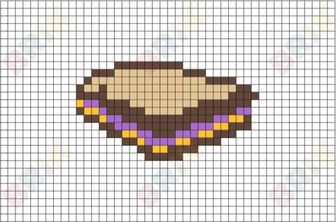 Peanut Butter and Jelly Sandwich Pixel Art