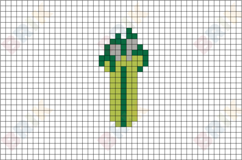 Celery Pixel Art