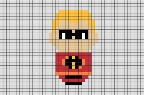 The Incredibles Dash Pixel Art