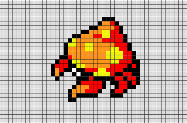 Pokemon Parasect Pixel Art