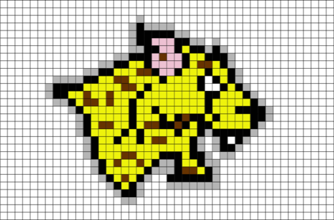 Cheetah Pixel Art