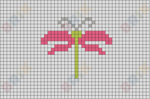 Dragonfly Pixel Art