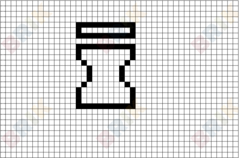 Village Hidden by Sand Pixel Art