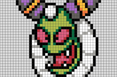 Super Mario Cackletta Pixel Art