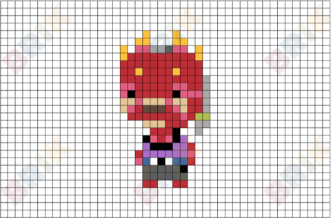 Zabrak Pixel Art