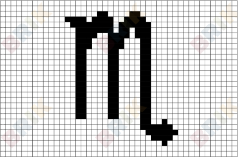Scorpio Pixel Art