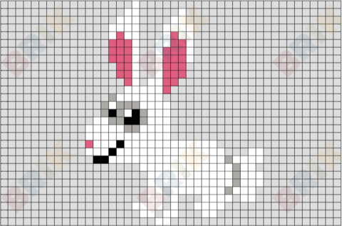 Dennis the Rabbit Pixel Art