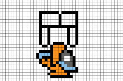 Buster Beetle Pixel Art