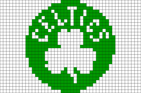 Boston Celtics Pixel Art