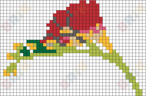 Freesia Pixel Art
