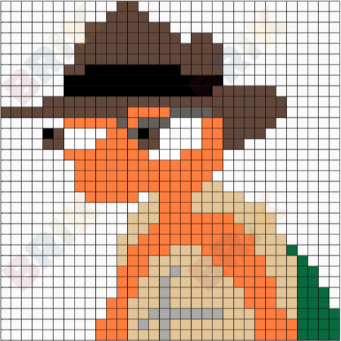 Terry the Turtle Pixel Art