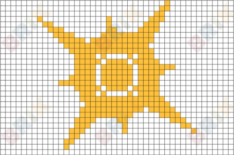 Sun Pixel Art