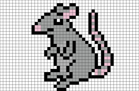 Rat Pixel Art
