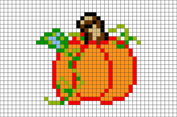 Squash Pixel Art