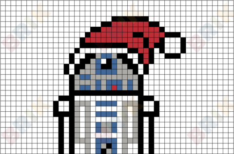 Christmas Star Pixel Art