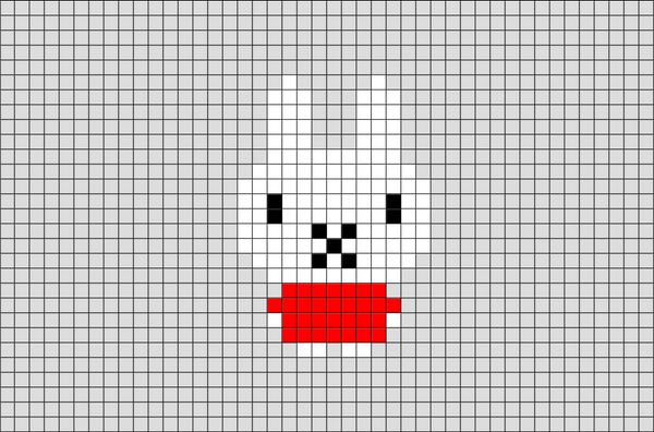 Miffy The Bunny Pixel Art