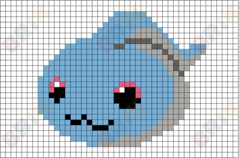 Chibomon Pixel Art
