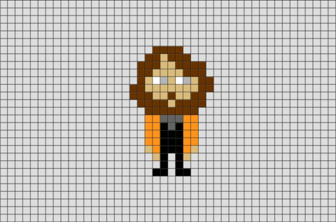 Harry Potter Sirius Black Pixel Art