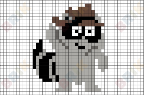 Agent R Pixel Art