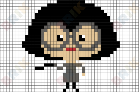 Edna Mode Pixel Art