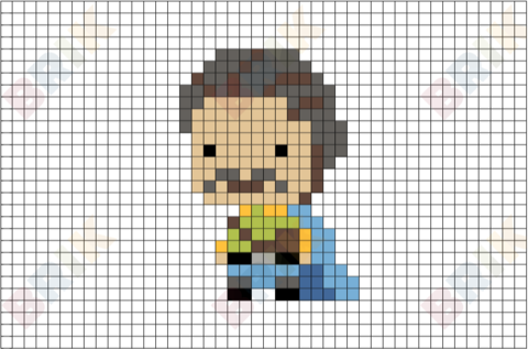 General Lando Pixel Art