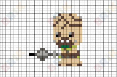 Tusken Raider Pixel Art