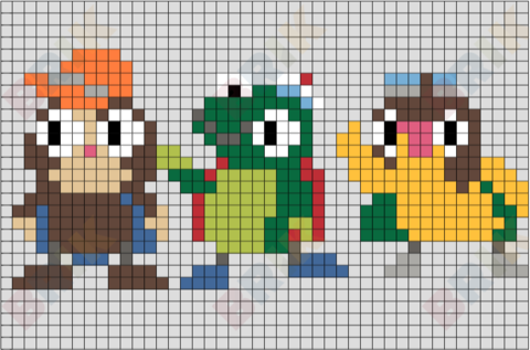 Wonder Pets Pixel Art