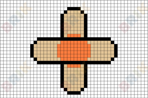 Band Aid Pixel Art