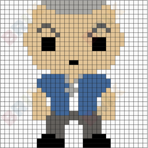 Dominic Toretto Pixel Art