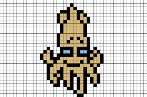 Cuttlefish Pixel Art