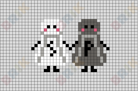 Salt and Pepper Pixel Art