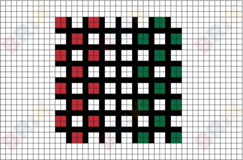 Checkers Pixel Art