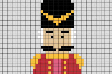 The Nutcracker Pixel Art