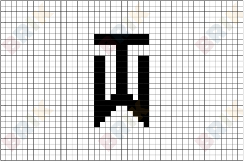 Tiger Woods Pixel Art