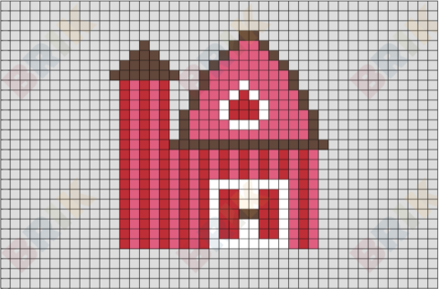 Barn Pixel Art