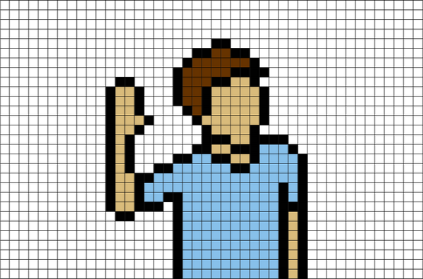 8Bit Dad Pixel Art