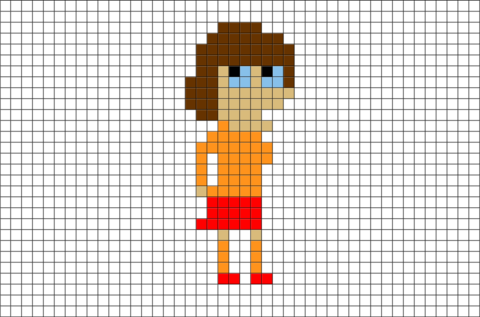 Velma Pixel Art