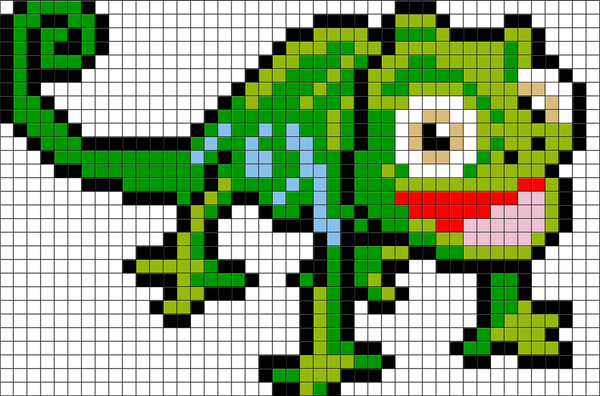 Tangled Pascal Pixel Art
