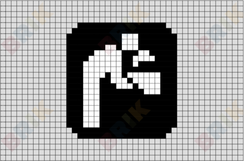 Drinking Fountain Pixel Art